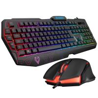 EVEREST KM-6168 FORMULA COMBO Usb 3 Makro Tuşlu RGB Aydınlatmalı Q Gaming Oyuncu Klavye Mouse Set - 1